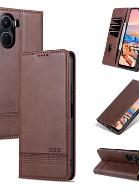 适用vivoY16手机壳皮夹丫16保护套6.51英寸vivoV2214外壳翻盖voviV2204钢化膜vivi全包viov男士viv0磁扣V1VO?