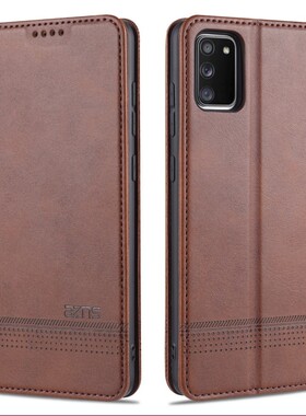 适用三星A02S手机壳皮夹galaxy a02s保护套6.5英寸SM-A025F/DS外壳翻盖samsung全包A025M新款潮女钢化膜磁扣?