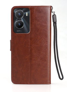 适用VIVOV2230A手机壳6.51英寸VIVOY35m保护套翻盖外壳皮夹vivi丫35M全包V1VOV2230T钢化膜wiwoV223OA磁扣viu