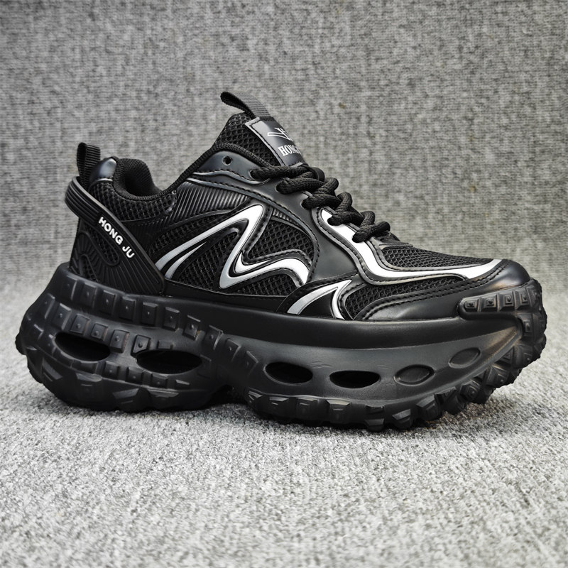 运动潮鞋厚底透气轻质老爹鞋男