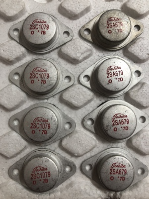 原字进口 2SA679 2SC1079拆机老东芝 金封音频发烧配对管保真现货