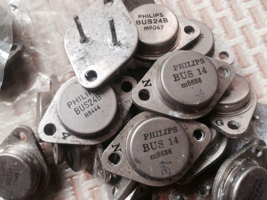 原装进口拆机 PHILIPS金封大功率功放管 大脚粗脚 BUS14 BUS14A