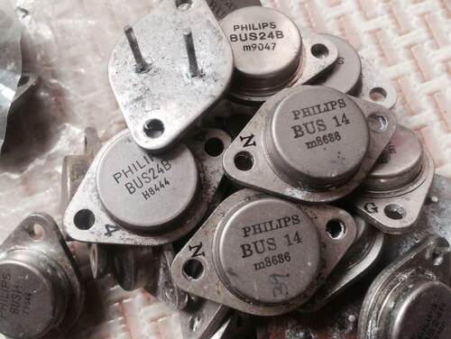原装进口BUS14 BUS14A拆机 PHILIPS金封大功率功放管大脚粗脚现货
