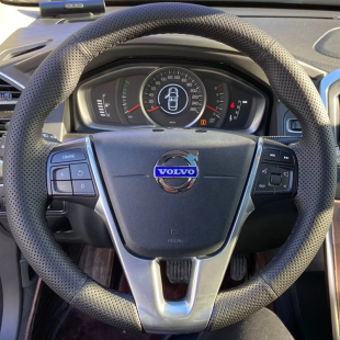 S80L把套手缝专用全包款 V40 S60L 适用于沃尔沃方向盘套真皮V60