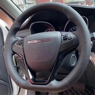 T90把套手缝专用全包款 T70 D60EV 东风启辰方向盘套真皮启辰D60