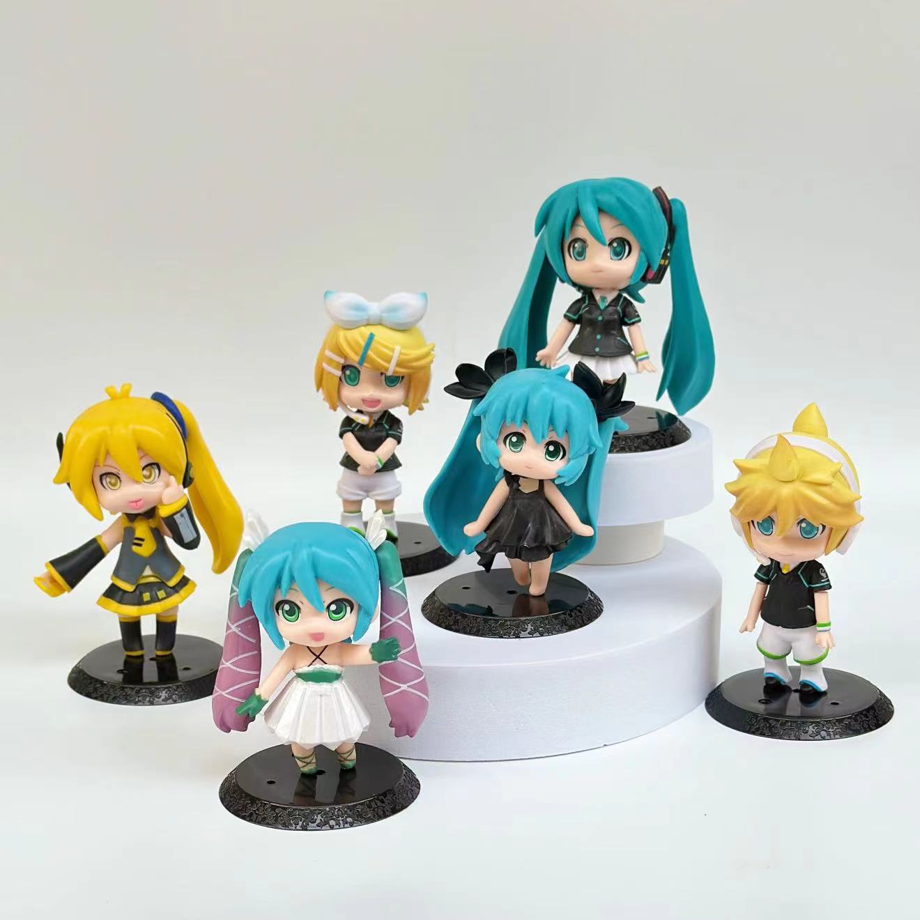 初音9代6款初音未来睡姿猫耳初音手办玩具模型娃娃机扭蛋公仔