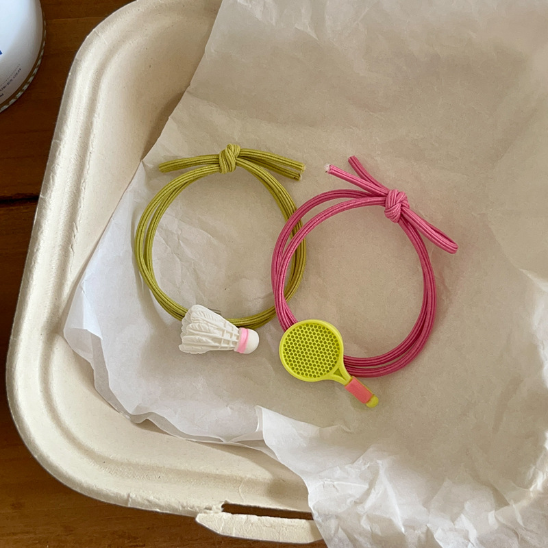 羽毛球扎头发儿童皮筋韩国