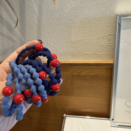 适合发量多 高弹力豆豆粗发圈 韩国质感扎头发皮筋头绳 耐用