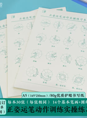 基本笔画训练实操练习本