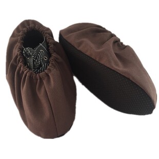 五双装加厚帆布防滑底布鞋套牛仔布家用学生鞋套可反复洗包邮