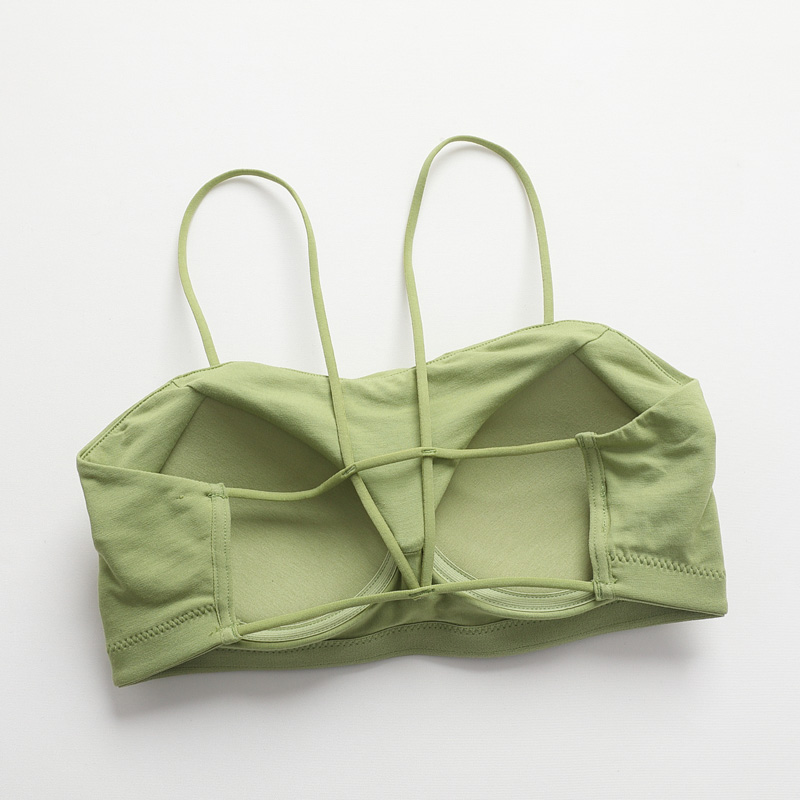 网红爆款一体式后背交叉带抹胸