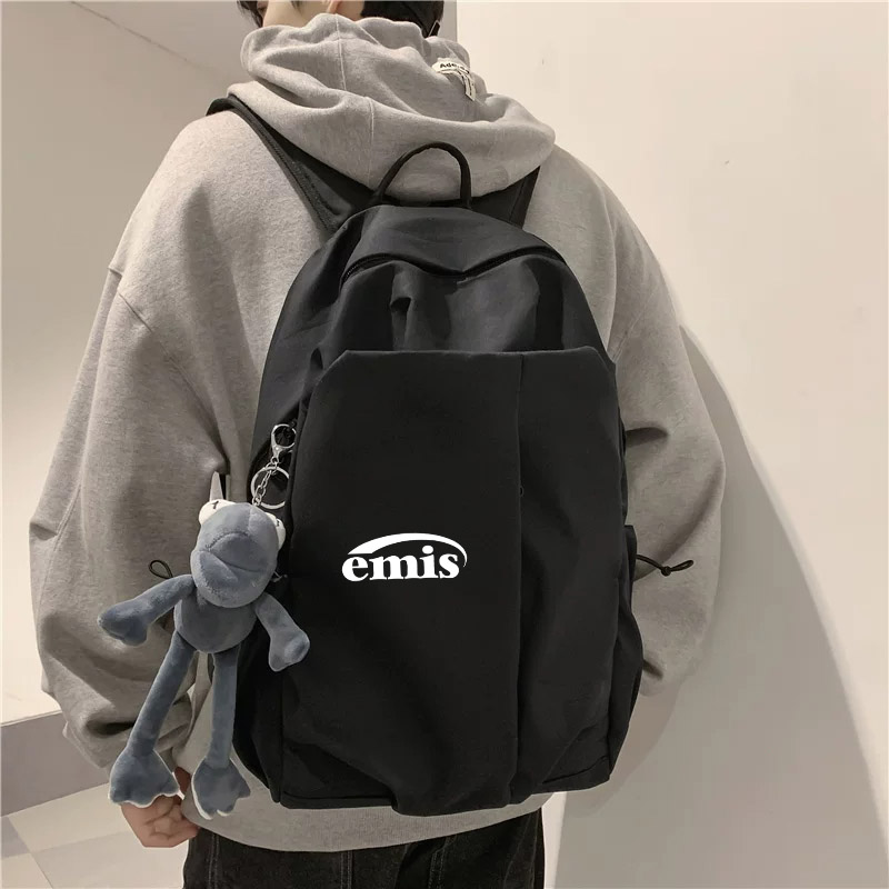 emis双肩包男女通用轻便背包