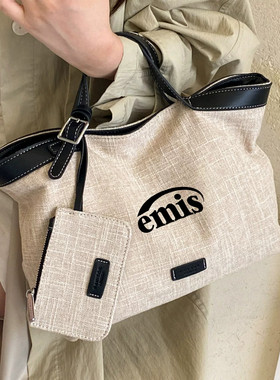 emis百搭休闲手提包女单肩斜挎包