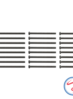 正品田宫 四驱车配件 限量版 高强度黑色 不锈钢 圆形螺丝 95434
