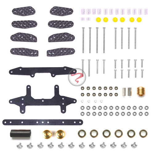 自制田宫TAMIYA四驱车 升级配件  MS EVO.1 MSL底盘 95263 包邮