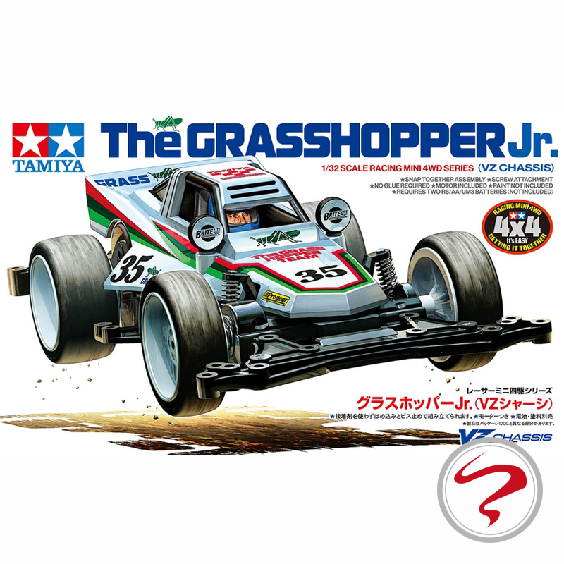 正品田宮TAMIYA四驱车18105 草蜢The Grasshopper Jr.VZ底盘