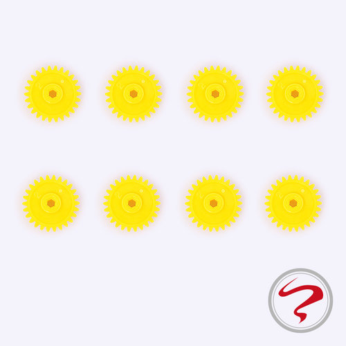 自制 田宫 TAMIYA 黄齿轮 10312 3.5/3.7 SX/S2/VS/TZ/AR 8粒装