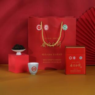 一树一茶 褒家冲茶场2025特级新红茶安化红针罐装80g办公送礼