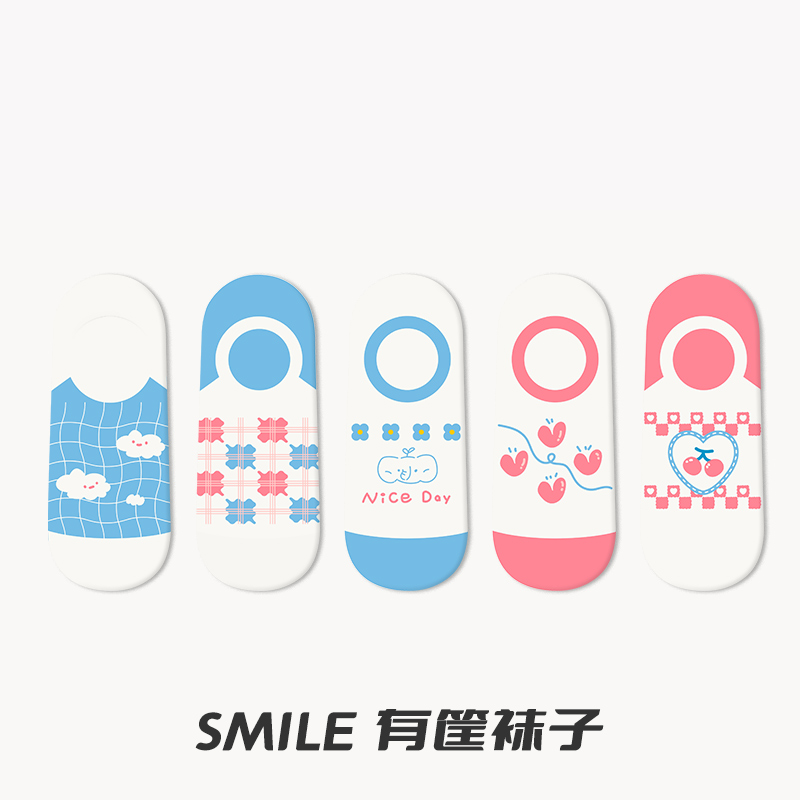2023超薄网眼短韩版夏季薄款原创设计高街可爱袜子sock潮船袜女