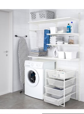 宜家正品代购尤纳赛尔储物组合白色适合小角落储放经济型尺寸多样