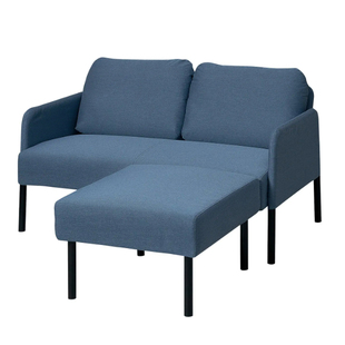 IKEA宜家代购GLOSTAD 鲁斯达 双人沙发配贵妃椅客厅现代简约