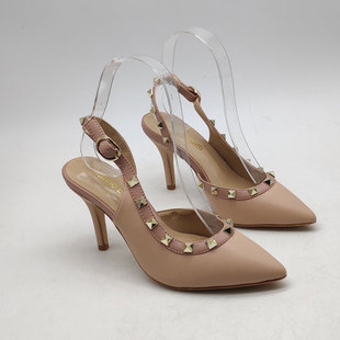 时装凉鞋高跟鞋2026新款小码鞋细跟性感一脚蹬欧美柳钉女断码清货