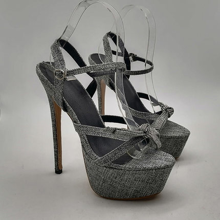 超高跟细跟防水台时装凉鞋情趣性感厚底床上高跟鞋夜店骚断码清仓