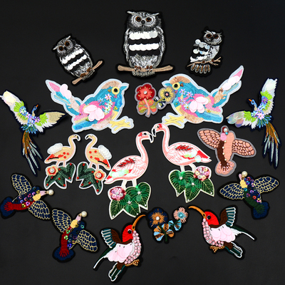 手工钉珠刺绣布贴衣服diy辅料