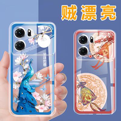 适用oppok10手机壳k10x透明壳k10pro中国风oppo k10保护套全包防摔软壳硅胶男女新款外壳