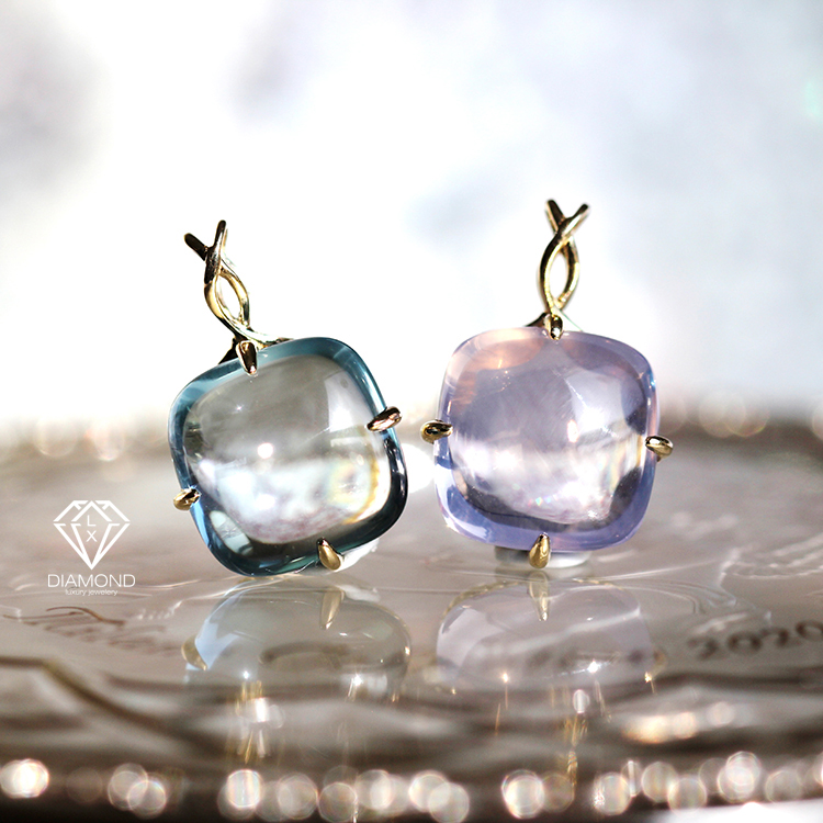 灵犀天空薰衣草紫晶蓝托帕石黄金