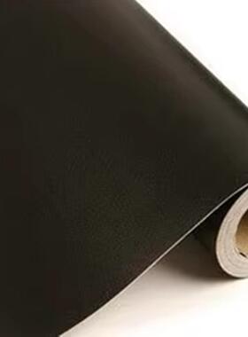 自粘墙纸PVC防水贴纸 墙贴 纯黑色墙纸 即时贴 翻新贴10米