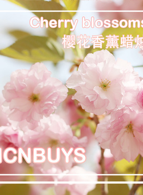 ICNBUYS高级樱花香薰蜡烛，樱花香氛蜡烛，小众高级香氛浪漫礼物