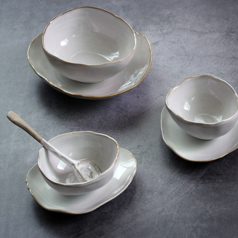 Northern Europe originality tableware Irregular Ceramic bowl Rice bowl A bowl of instant noodles fruit Salad bowl Dish Dinner plate householdin the Tableware , Tableware , Bowl  category - from Buy2taobao.com to provide professional Taobao agent buy service
