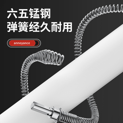 厨房下水道疏通神器厕所管道万能一炮通专用工具电动马桶疏通机器