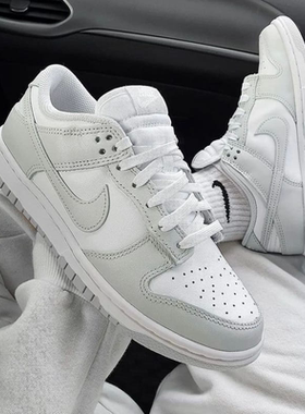 小鹏体育 Nike Dunk Low 女子 白灰 低帮运动板鞋 DD1503-103
