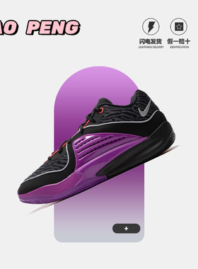 Nike耐克男鞋KD16杜兰特十六代黑紫耐磨透气低帮实战篮球鞋DV2916