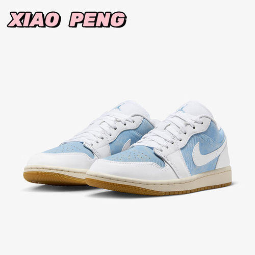 耐克AJ1低帮女子丹宁篮球板鞋