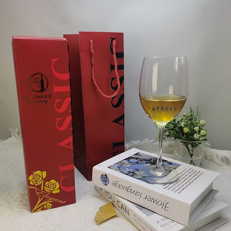 定制店铺名商标品牌logo水晶玻璃杯波尔多红酒杯高脚杯白葡萄酒杯