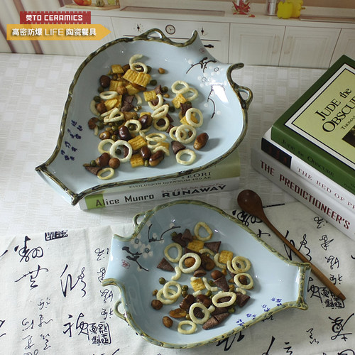 手绘中国风家用餐厅盘