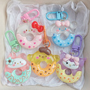 果冻夜光甜甜圈糖果卡通库米玉狗可爱可爱钥匙扣包挂件丑鱼