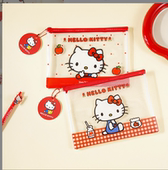 悦木正版 文件袋学生试卷资料收纳袋可爱卡通A5拉链袋文具袋