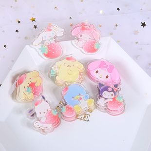 小狗亚克力夹子小库文具屁屁夹便签夹可爱卡通手账