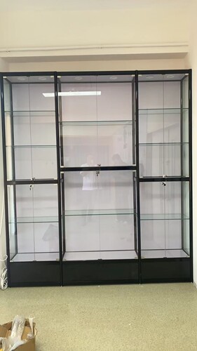 玻璃展柜展示柜陈列柜家用手办动漫模型柜精品展览货架乐高展示架 - 封面