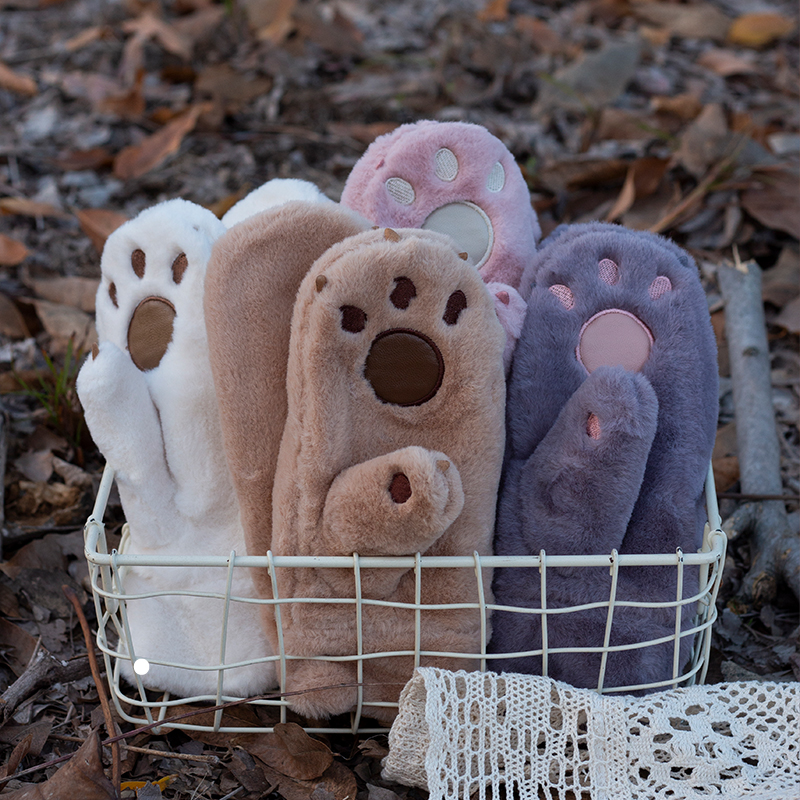 情侣加厚连指可爱可挂脖