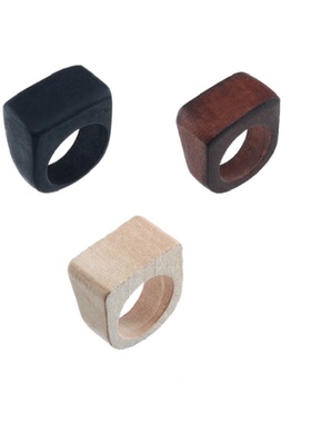 时尚百搭木戒指复古创意