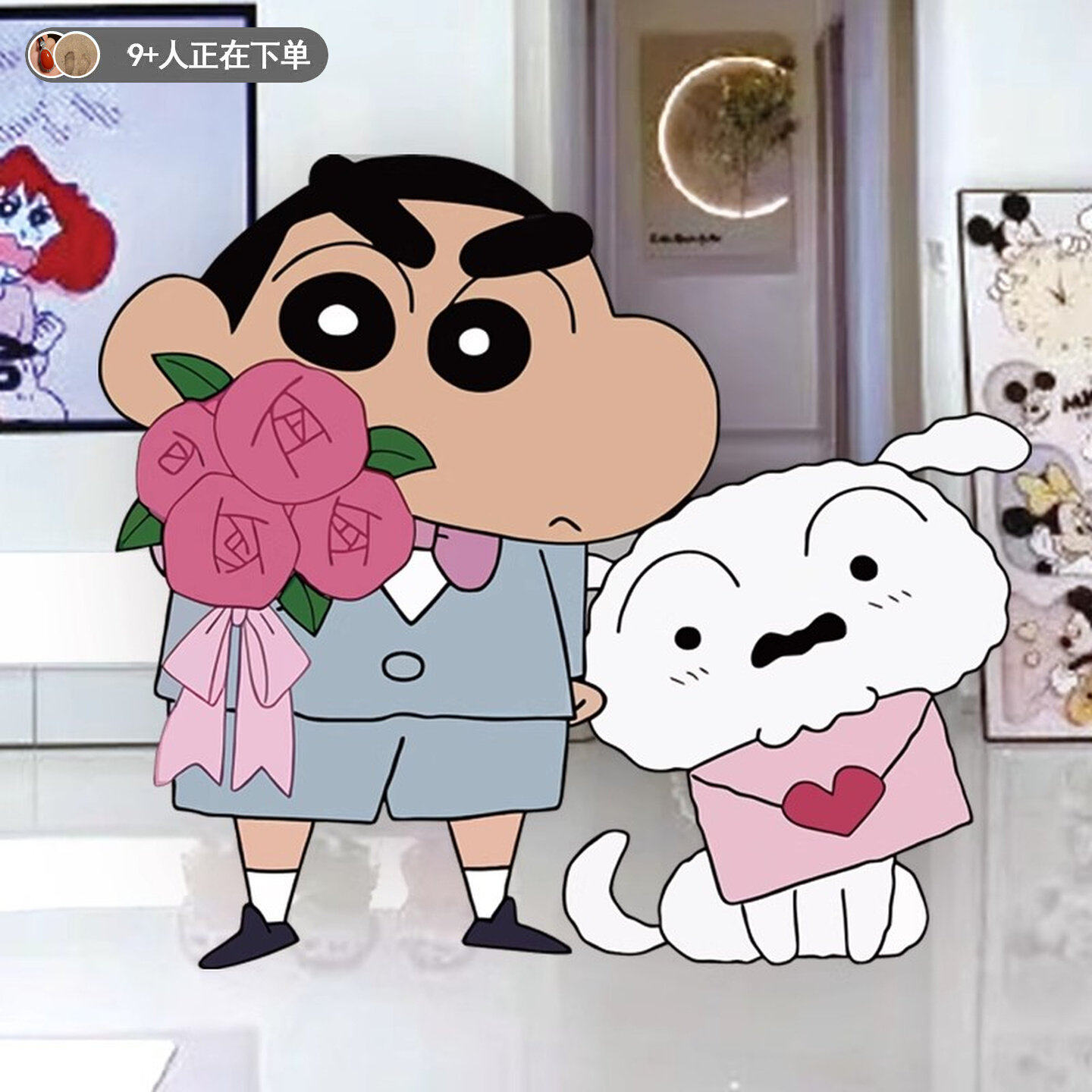 蜡笔小新kt板人物立牌求婚可爱主题氛围布置订婚礼场景路引定制,节庆用品/礼品,装扮布置套餐,淘宝优惠券,粉丝福利购,淘宝优惠卷