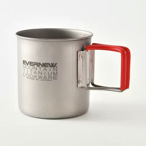 Японский Evernew Loves Play Bull ECA610/611 Titanium Cup 300/400 мл Mark Cup Cump Outdoor Camping
