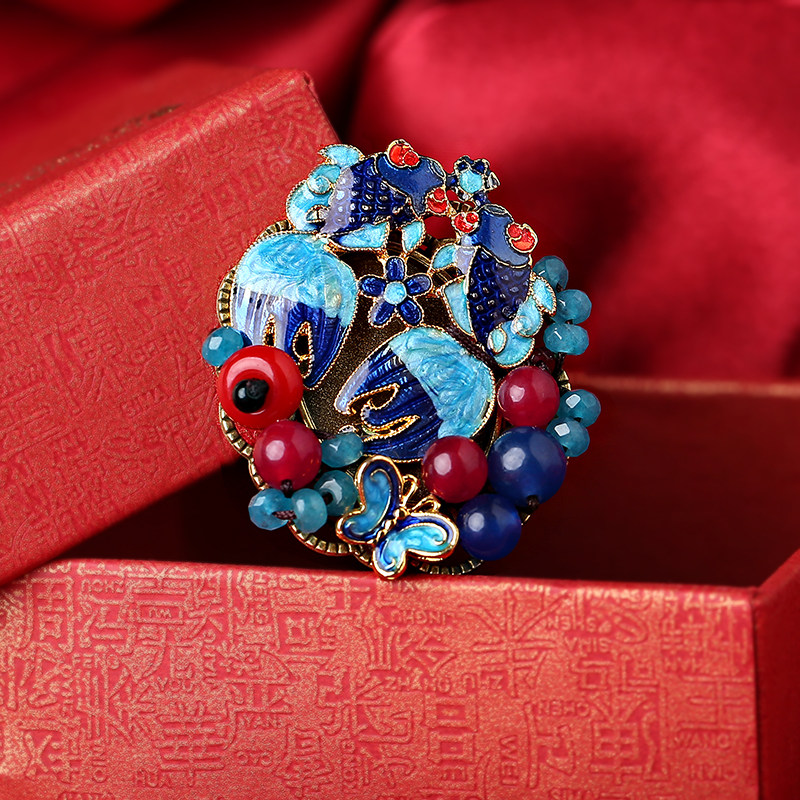 Broche femme en Matériau mixte - Ref 1173189 Image 4