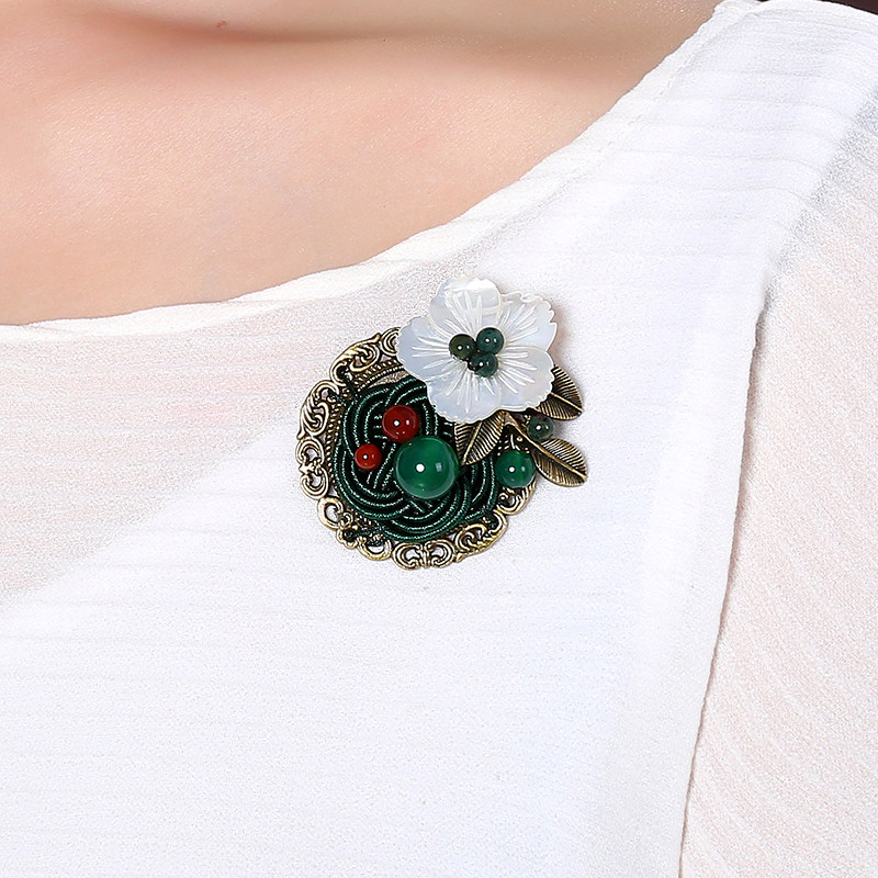 Broche femme en Matériau mixte - Ref 1172243 Image 5