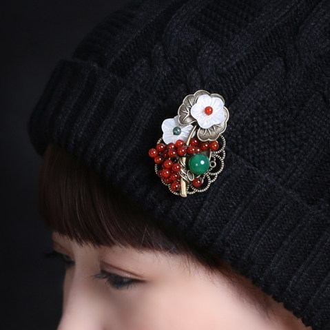 Broche femme en Matériau mixte - Ref 1187144 Image 4